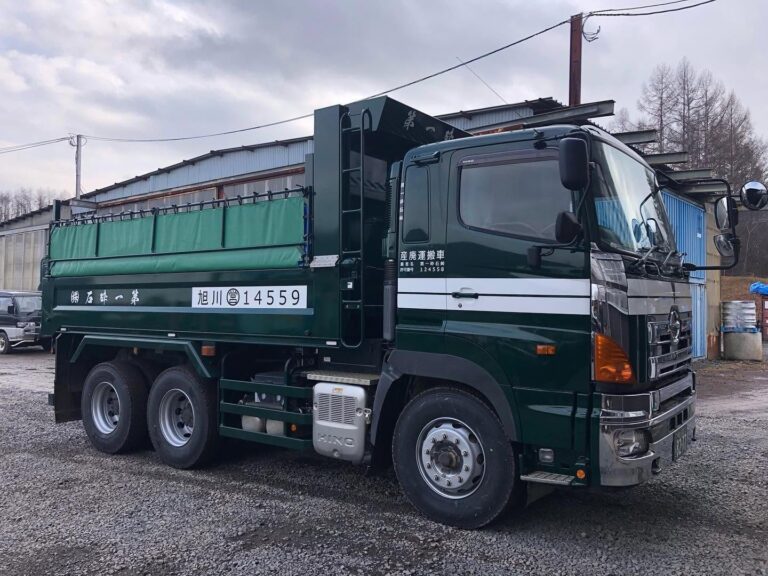 日野 プロフィア ダンプ（大型） 水素ガスエンジンカーボンクリーニング 施工中（出張施工）｜有限会社ケースタイル 旭川